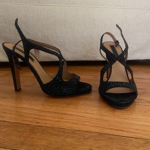 Lerre High Heeled Black Sandals